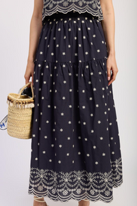 Nara Elastic Waist Maxi Skirt