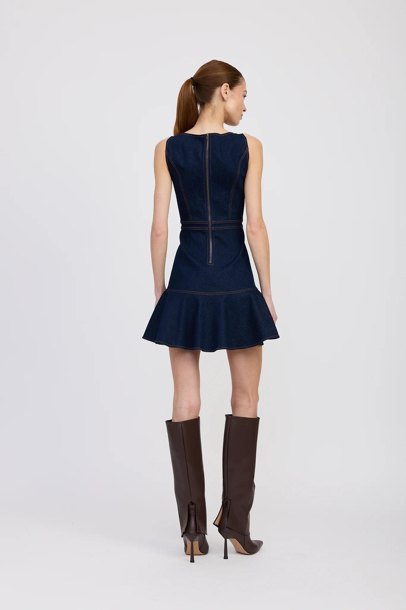 Seraphina Indigo Mini Dress