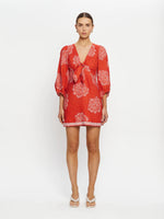 Load image into Gallery viewer, Indira Tie Front Mini Dress
