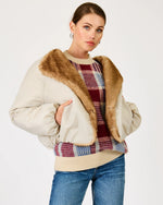 Load image into Gallery viewer, Camden Khaki Bomber Jacket
