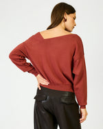 Load image into Gallery viewer, Rust Favorite Off Shoulder Sweater
