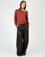 Load image into Gallery viewer, Rust Favorite Off Shoulder Sweater

