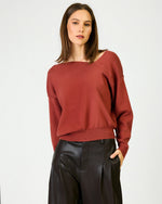 Load image into Gallery viewer, Rust Favorite Off Shoulder Sweater
