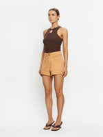 Load image into Gallery viewer, Tan Cameron Denim Short
