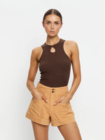 Load image into Gallery viewer, Tan Cameron Denim Short
