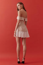 Load image into Gallery viewer, Grace Beige Wht Dress

