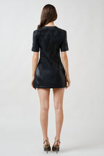 Load image into Gallery viewer, Taylor Faux Leather Dress
