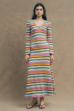 Load image into Gallery viewer, Priscilla Multi Stripe Dress
