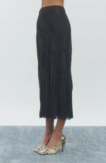 Load image into Gallery viewer, Kellie Plisse Pencil Skirt
