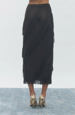 Load image into Gallery viewer, Kellie Plisse Pencil Skirt

