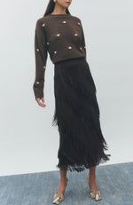 Load image into Gallery viewer, Kellie Plisse Pencil Skirt
