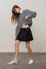 Load image into Gallery viewer, Charcoal Stripe Shirt
