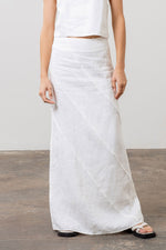 Load image into Gallery viewer, Ivory Linen Midi Skirt
