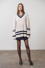 Load image into Gallery viewer, Oatmeal Pullover Sweater
