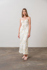 Load image into Gallery viewer, Front Tie Floral Print Dress
