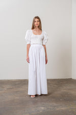 Load image into Gallery viewer, Short Ruffle Sleeve Crop Top
