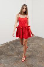 Load image into Gallery viewer, Front Bow Detail Mini Dress

