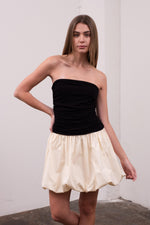 Load image into Gallery viewer, Strapless Two Tone Bubble Dress
