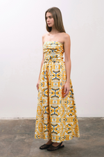 Load image into Gallery viewer, Multicolor Geo Midi Dress
