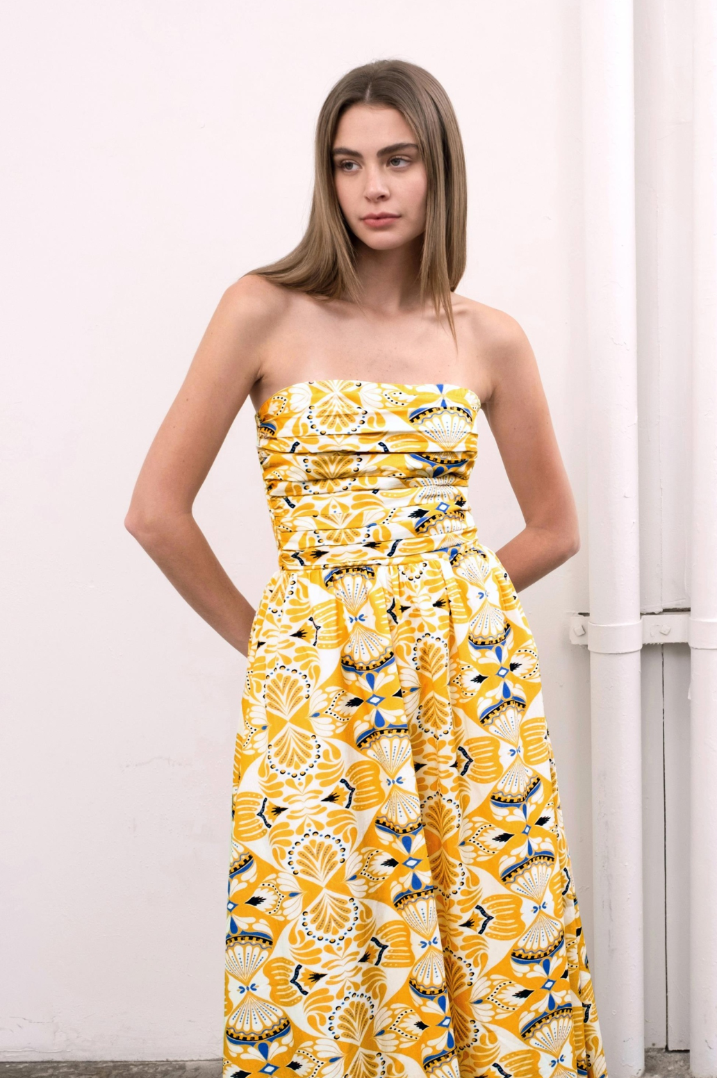 geo midi dress Multicolor Geo Midi Dress