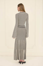 Load image into Gallery viewer, Pleated Sweater Midi Dress
