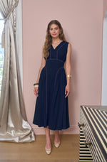 Load image into Gallery viewer, Tie Back Midi Dress
