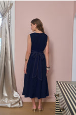 Load image into Gallery viewer, Tie Back Midi Dress
