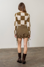 Load image into Gallery viewer, Checkerboard Sweater Top
