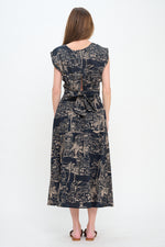Load image into Gallery viewer, Santorini Sketch Midi Skirt
