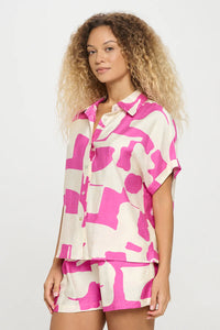 Fuchsia Wave Top
