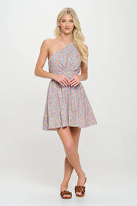 Mykonos One Shoulder Dress