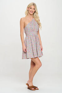 Mykonos One Shoulder Dress
