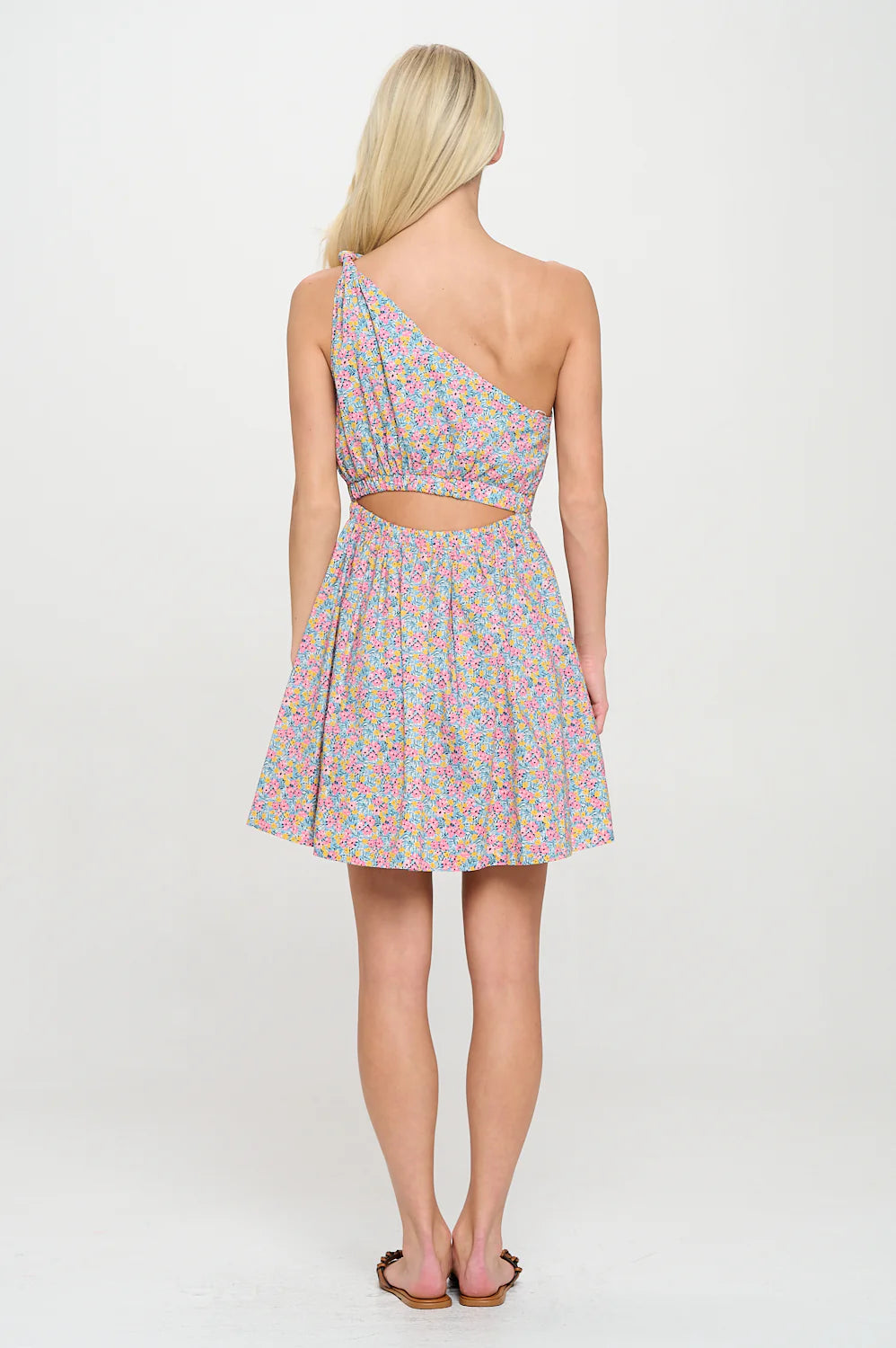 Mykonos One Shoulder Dress