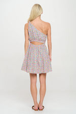 Load image into Gallery viewer, Mykonos One Shoulder Dress

