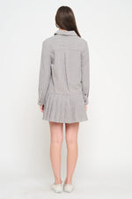Load image into Gallery viewer, Pleat Shirt Dress
