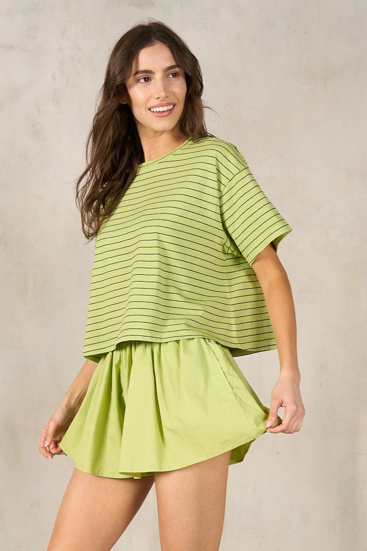 Yarn-Dye Poplin Short