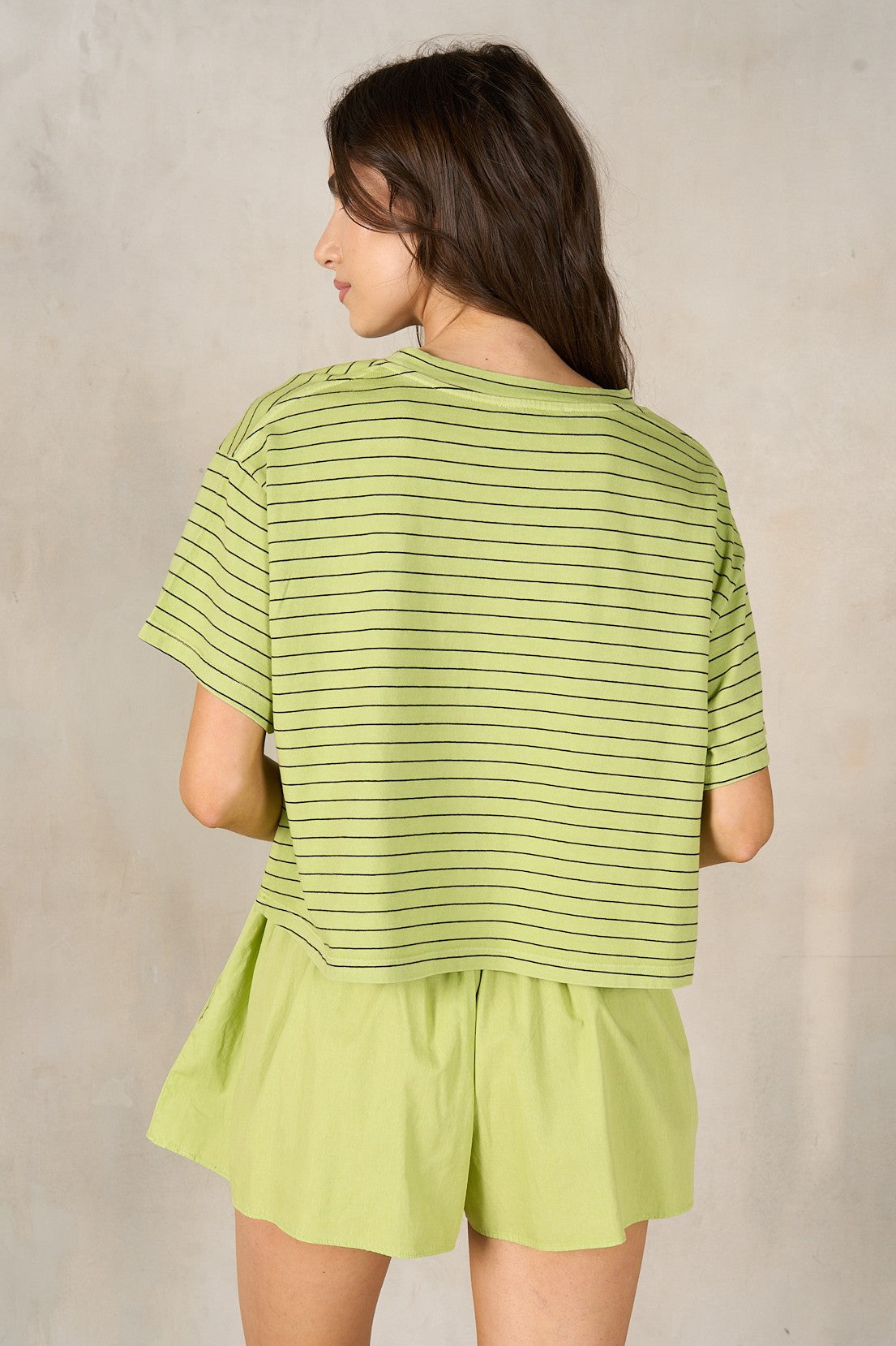 Pin-Stripe SS Top