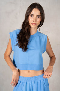 CM Terry Crew Neck Muscle Tank