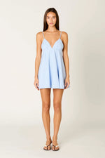 Load image into Gallery viewer, Alessia Sky Mini Dress
