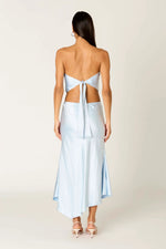 Load image into Gallery viewer, Beatrice Sky Midi Skirt
