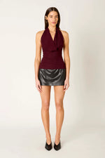 Load image into Gallery viewer, Plum Halter Declan Top
