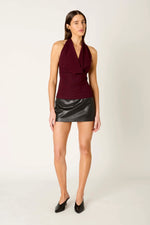 Load image into Gallery viewer, Plum Halter Declan Top
