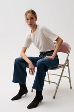 Load image into Gallery viewer, Cosmic Kyra Bowed Wide Ankle
