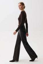 Load image into Gallery viewer, Evie Coated High Rise Slim Boot

