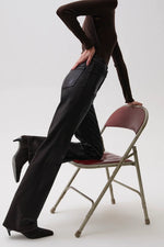 Load image into Gallery viewer, Evie Coated High Rise Slim Boot
