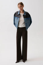 Load image into Gallery viewer, Brown Mocha Penny Wide Leg
