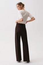 Load image into Gallery viewer, Brown Mocha Penny Wide Leg
