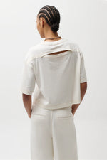Load image into Gallery viewer, Soft White Mae Cropped Tee
