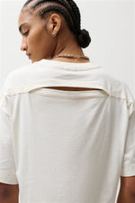 Load image into Gallery viewer, Soft White Mae Cropped Tee
