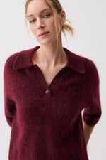 Load image into Gallery viewer, Nadya Boxy Polo Sweater
